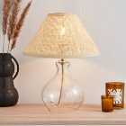 Wescott Glass & Cane Table Lamp