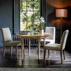 Chester 4 Seater Round Dining Table, Solid Oak