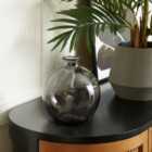 Recycled Glass Round Vase