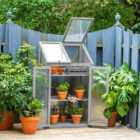 Neo Ghouse-1-grey Mini Wooden Greenhouse - Grey