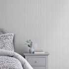 Dorma Plain Silver Wallpaper