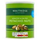 Waitrose Roasted Salted Pistachios Can, 350g