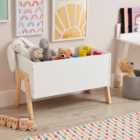 Kids Alma Toy Storage Table, White