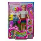 Barbie Leopard Rainbow Hair Doll With Colour-change Feature