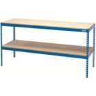 Draper Steel Workbench (1800 x 600 x 900mm) - Blue