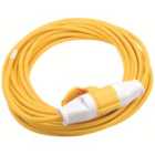 Draper 110V Extension Cable (14M x 2.5mm) - Yellow