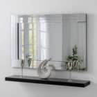 Yearn Triple Bevelled Rectangle Overmantel Wall Mirror