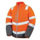 Result Safeguard Mens Soft Padded Safety Jacket