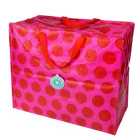 Rex London Red On Pink Spotlight Jumbo Storage Bag