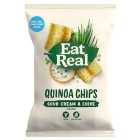 Eat Real Sour Cream & Chives Quinoa Chips Single Bag 22g
