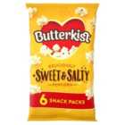 Butterkist Sweet & Salty Popcorn 6 per pack