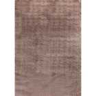 Serdim Rugs California Plain Shaggy Rugs 80 X 150cm Bronze