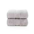 Winchester 2 Pack Hand Towel - Silver