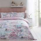 Dorma Tranquil Garden 100% Cotton Duvet Cover and Pillowcase Set