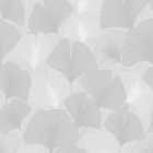 Superfresco Colours Gingko Leaves Silver Wallpaper