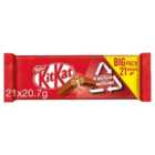 KitKat 2 Finger Milk Chocolate Biscuit Bar Multipack 21 x 20.7g