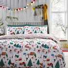 Furn. Christmas Together Single Duvet Cover Set Cotton Polyester Multi