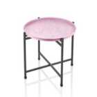 Rozi Duggal Collection Light Purple Side/ Coffee Table