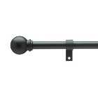Ashton Extendable Metal Curtain Pole with Rings