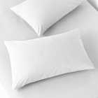 Paoletti 200 Thread Count Housewife Pillowcase Pair Cotton White