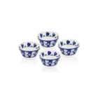 Rozi Set Of 4 Bloom Collection Mini Bowls