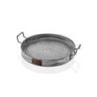Rozi Stone Collection Round Serving Tray