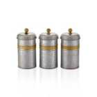 Rozi Galvin Collection Coffee, Tea, And Sugar Canister Set - 22 Cm