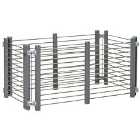 Pawhut Dog Pen Foldable Puppy Playpen With Gate