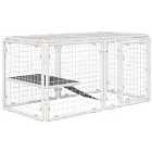 Pawhut Pethutch With Lockable Door - White