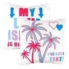 Streetwize 2pk Love Island Scatter Cushions Led Light Up