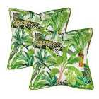 Streetwize 2pk Leopard Jungle Scatter Cushions