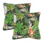 Streetwize Outdoor Pair of Scatter Cushions Aztec Diamond