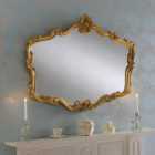 Yearn Decorative Curved Overmantel Wall Mirror