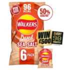Walkers Baked Sea Salt Snacks Crisps 6 x 22g