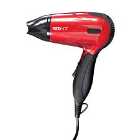 Red Hot 37070 Compact Travel 1200W Hair Dryer - Red