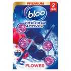 Bloo Colour Active+ Flowers Rim Block, 2x50g