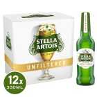 Stella Artois Unfiltered Lager Bottle 12 x 330ml