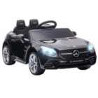 Aiyaplay 12V Licensed Kids Electric Ride On Car W/ Remote Control - Black