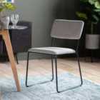 Crossland Grove Cambo Dining Chair (Set of 2) Light Grey