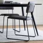 Crossland Grove Cambo Dining Chair (Set of 2) Slate Grey