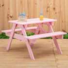 Interiors By PH Pink Kids Picnic Bench