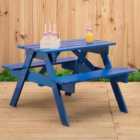 Interiors By PH Blue Kids Picnic Bench