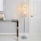 Arden Jewel Chrome Floor Lamp