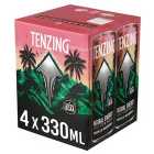 TENZING Natural Energy Pineapple & Passionfruit BCAA Pack 4 x 330ml