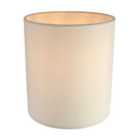 Contemporary and Elegant Soft Cream Linen Fabric 18cm High Cylinder Lamp Shade