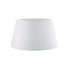 Traditional 8 Inch White Linen Fabric Drum Table/Pendant Lamp Shade 40w Maximum