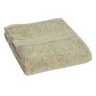 The Linen Yard Loft Woven Combed Cotton Hand Towel - Oatmeal