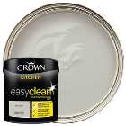 Crown Easyclean Matt Emulsion Kitchen Paint - Grey Putty - 2.5L