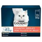 Gourmet Perle Country Medley in Jelly Wet Cat Food 12 x 85g