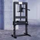 Livingandhome 6 Ton Black H Frame Floor Standing Heavy Duty Steel Workshop Garage Hydraulic Press 93 cm